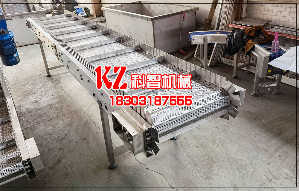 金屬?lài)婎^熱處理鏈板輸送機(jī)